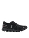 On Running Womens Cloud 6 Mesh Low-top Trainers Black Black F In Black