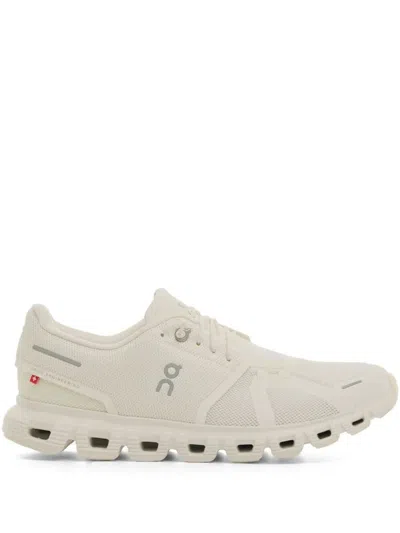 On Running Cloud 6 Sneakers Shoes In White