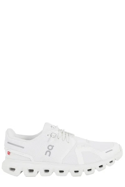 On Running Cloud 6 Sneakers In White