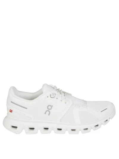 On Running Cloud 6 Sneakers In White