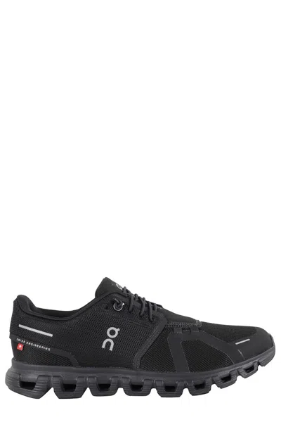 On Running Cloud 6 Sneakers With Bio-attributed Zero-gravity Foam Midsole In Black