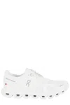 On Running Cloud 6 Sneakers With Round Toe And Rubber Sole In White