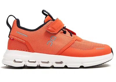 Pre-owned On Running Cloud Play Sneakers In Flame/white