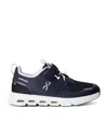 On Kids' Cloud Play Logo-print Woven Low-top Traine In Navy