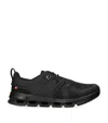 On Running Cloud Sky Logo-debossed Sneakers In Black