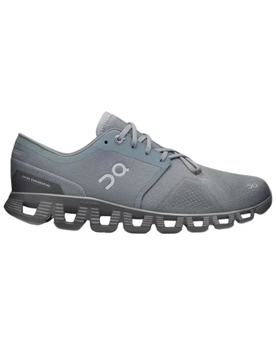 On Running Cloud X 3 Everyday Shoe In Gray
