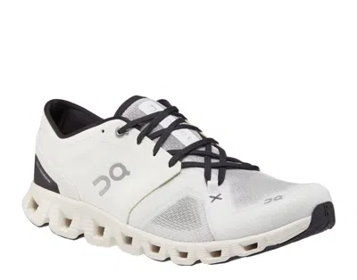 On Cloud X 4 Rubber-trimmed Mesh Running Sneakers In White
