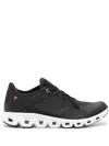 On Running Cloud Terry Low-top Sneakers In Black/white