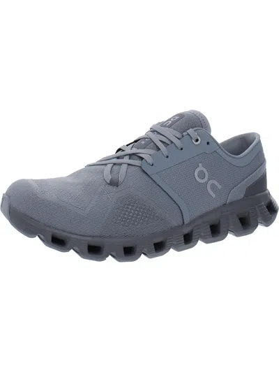 On Running Cloud X 3 Lightweight Performance Sneakers In Grey