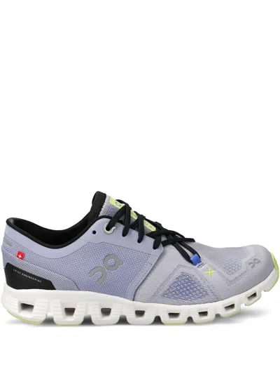 On Running Cloud X 3 Mesh-panel Sneakers In Blue