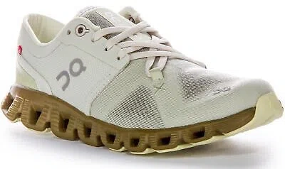 Pre-owned On Running Cloud X 3 Ultralight Fast Savanah Women Sneaker Light Grey Us 5 - 11