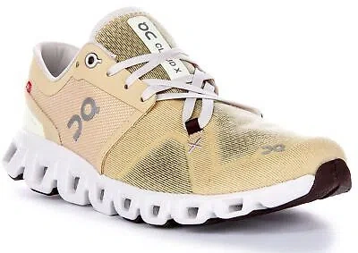 Pre-owned On Running Cloud X 3 Ultralight Fast Savanah Womens Sneaker Sand Us 5 - 11