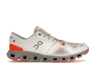 Pre-owned On Running Cloud X 3 (women's) Sneakers In Ivory/alloy