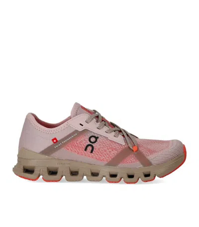 On Running Cloud X 4 Ad Mauve Salmon Sneaker In Pink