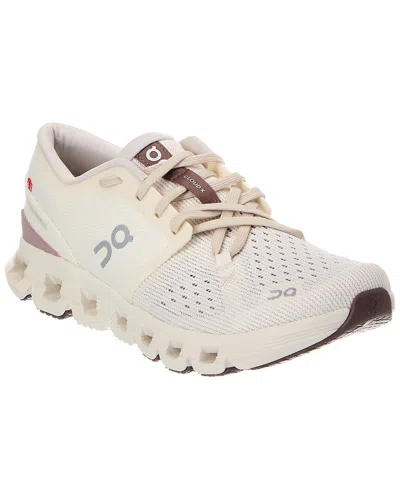 On Running Cloud X 4 Canvas Sneaker In Neutral