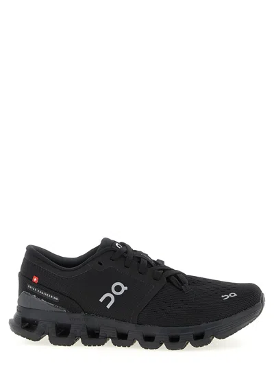 On Running 'cloud X 4' Sneakers In Black