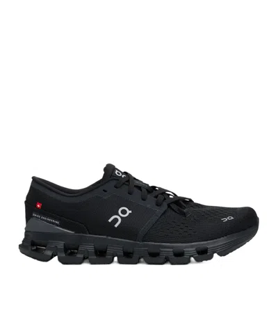 ON ON RUNNING CLOUD X 4 LACE-UP SNEAKERS