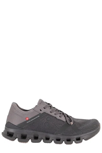 On Running Cloud X 4 Sneakers With Ultralight Rubber Sole And Technical Fabric Upper In Gray