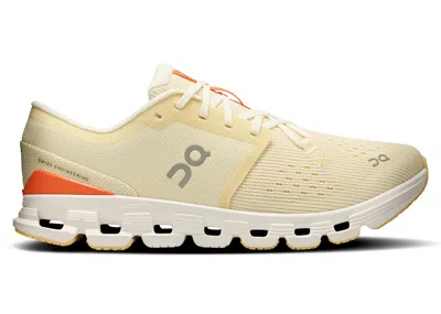 Pre-owned On Running Cloud X 4 (women's) Sneakers In Castor/flame