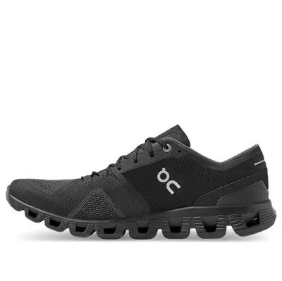 On Running Cloud X 'black Asphalt Grey'