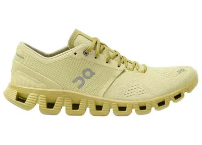 Pre-owned On Running Cloud X (women's) Sneakers In Glade/citr In Green