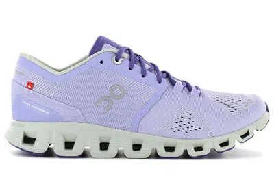 Pre-owned On Running Cloud X (women's) Sneakers In Lavender/ice In Purple