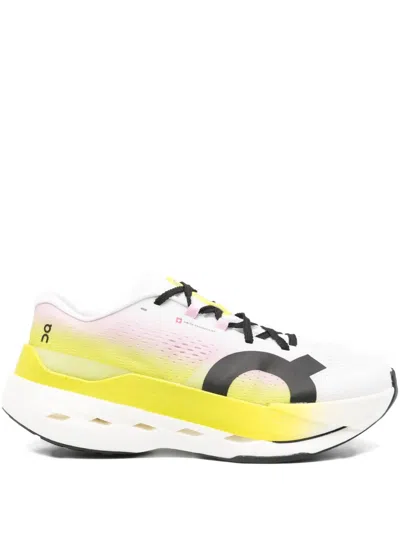 On Running Cloudboom Logo-print Sneakers In Multi