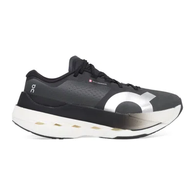 On Cloudboom Max Rubber-trimmed Mesh Sneakers In Black