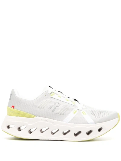 On Cloudeclipse Mesh Sneakers In White
