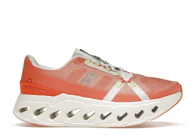Pre-owned On Running Cloudeclipse (women's) Sneakers In Flame/ivory