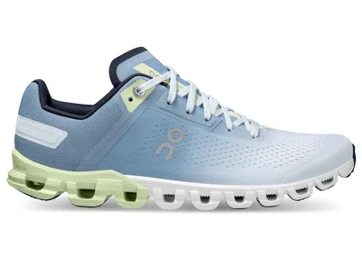 Pre-owned On Running Cloudflow 3.0 Blue Green (women's) Sneakers In Niagara/meadow