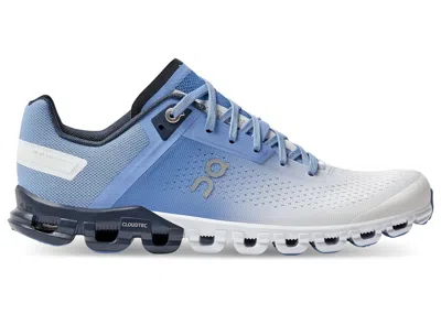 Pre-owned On Running Cloudflow 3.0 Blue (women's) Sneakers In Marina/white
