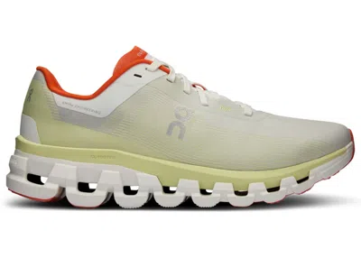 Pre-owned On Running Cloudflow 4 (women's) Sneakers In White/hay