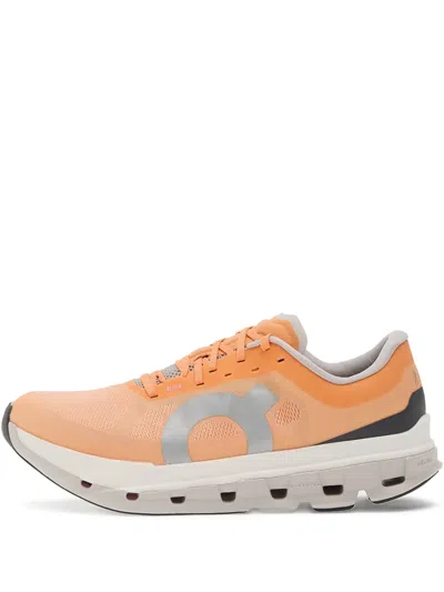 On Running Cloudflow 5 Logo-print Sneakers In Orange
