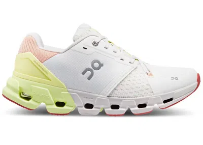 Pre-owned On Running Cloudflyer 4 (women's) Sneakers In White/hay In Multi