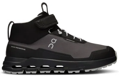 Pre-owned On Running Cloudhero Mid Waterproof Sneakers In Eclipse/black