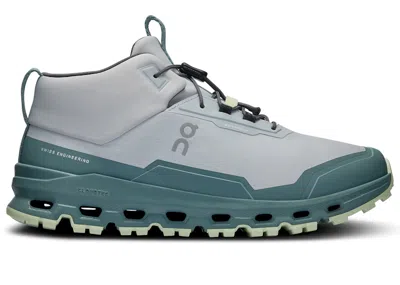 Pre-owned On Running Cloudhero Mid Waterproof Sneakers In Glacier/sea
