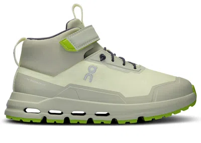 Pre-owned On Running Cloudhero Mid Waterproof Sneakers In Seedling/chalk