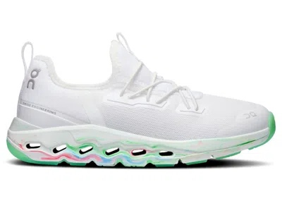 Pre-owned On Running Cloudleap Green Sneakers In White/red In Multi