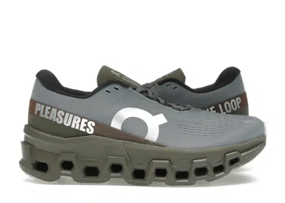 Pre-owned On Running Cloudmster 2 Plstl Pleasures (women's) Sneakers In Mist/olive In Multi