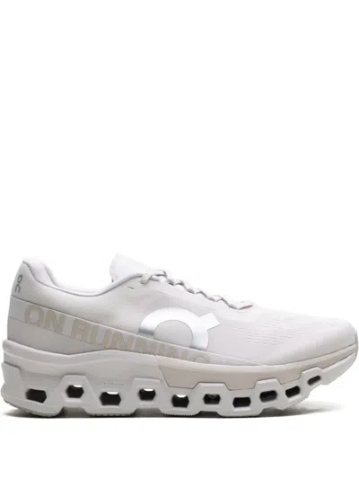 On Running Cloudmonster 2 "sand/frost" Sneakers In Grey