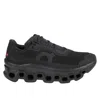 On Cloudmster Cushied Running Shoes In Black