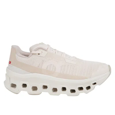 On Cloudmster Cushied Running Shoes In Neutral