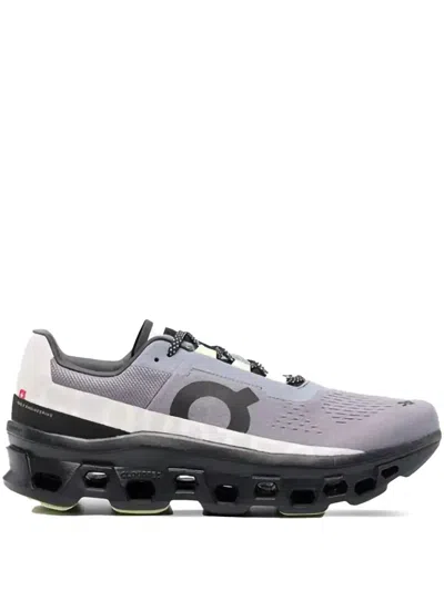 On Running Cloudmonster Exclusive "fossil/magnet" Sneakers In Grey