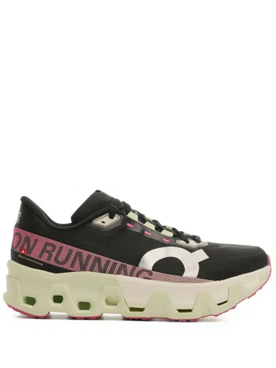 On Running Cloudmonster Hyper Sneakers In Black/lima