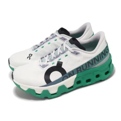 Pre-owned On Running Cloudmonster Hyper On Undyed Mint Men Racing Running Shoe 3me10131560 In White