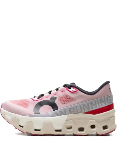On Running Cloudmonster Hyper "red/cream" Sneakers In Neutral