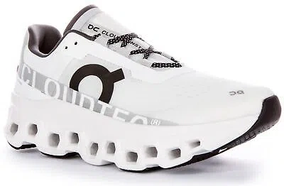 Pre-owned On Running Cloudmster Icic Cloudtec Mens Sneaker White Black Us 6 - 13