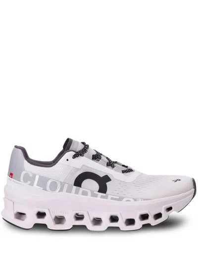 On Running Cloudmonster Running Trainers In White