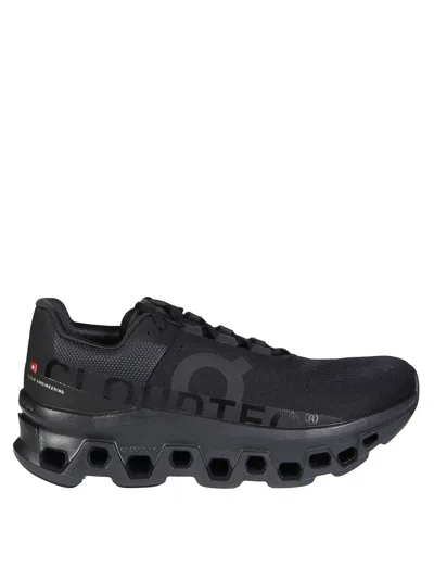 On Running Cloudmonster Sneakers In Black